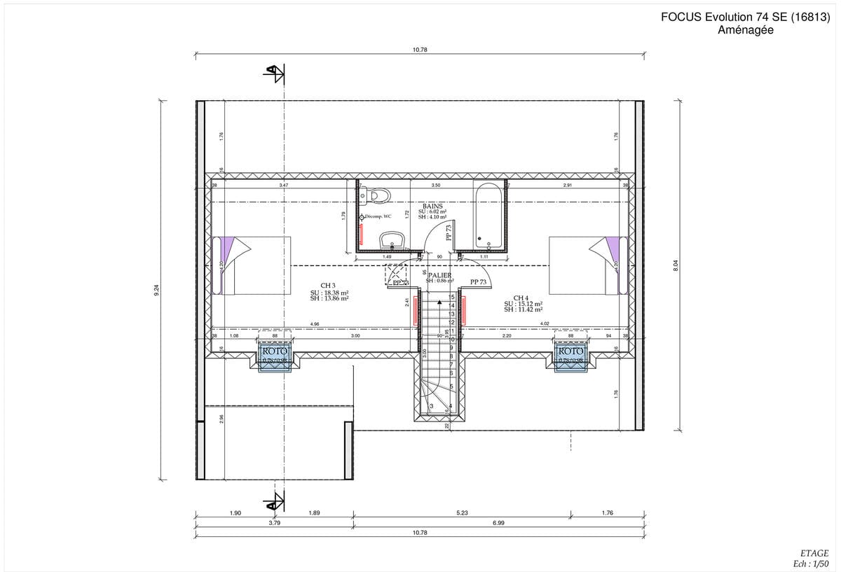Plan Étage Saône Evo City